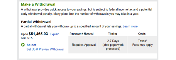 Make Withdrawal